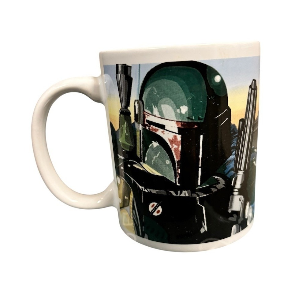 Star Wars Galerie Coffee Mug Boba Fett & Greedo Character Art 2014 Cup‎